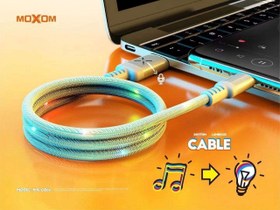 تصویر کابل تبدیل USB به MicroUSB ماکسوم مدل MX-CB66 طول 1 متر Moxom MX-CB66 USB to MicroUSB Cable 1 m