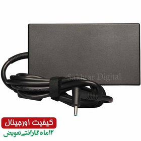 تصویر آداپتور لپ تاپ اچ پی Gimo Plus سردلی ا Adaptor Laptop HP 19.5V 10.3A Dell Plug Adaptor Laptop HP 19.5V 10.3A Dell Plug