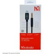 تصویر کابل تبدیل لایتنینگ به AUX مک دودو طول 1 متر Mcdodo Lightning to 1.2 AUX Audio Cable