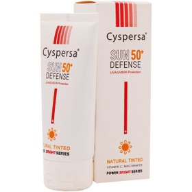 تصویر کرم ضدآفتاب سیسپرسا ضدلک SPF50 رنگ طبیعی 50 میل Cyspersa Anti Spot SPF50 Natural Tinted Sunscreen Cream 50ml