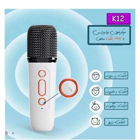 تصویر اسپیکر مدل K12 تک میکروفن K12 speaker With 1 Microphone