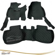 تصویر کفپوش گلدوزی 6 بعدی تویوتا کمری 2024-2025 رنگ مشکی 