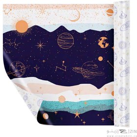 تصویر کاغذ کادو دورو ایمان طرح گلکسی ومپ5کد0351 