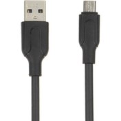 تصویر کابل شارژ USB به microUSB ریمکس مدل RMU_110 طول 1 متر 