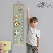 تصویر چارت قد کودک طرح حیوانات (Am562) 