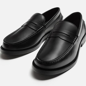 تصویر کفش لوفر چرمی کلاسیک مردانه زارا کد 861301 