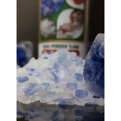 تصویر نمک آبی اصل ممتاز با اصالت و آنالیز آزمایشگاه بانمک آبی ایرانی اصل | کمیاب، معدنی و سرشار از پتاسیم مناسب رستوران‌ها و مصرف لوکس خلوص 99/6% Original Iranian Blue Salt | Rare, mineral and rich in potassium, suitable for restaurants and luxury consumption
