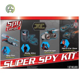تصویر مجموعه وسایل تجسس super spy kit by spy Gear 