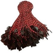 تصویر نخ اتیکت کالا مدل دو رنگ بسته 1000 عددی 