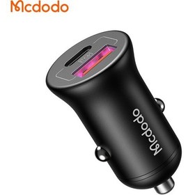 تصویر شارژر فندکی مک دودو مدل CC-2680 توان ۴۵ وات دو پورت 