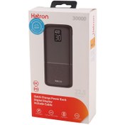 تصویر پاوربانک هترون مدل HPB 3070 PQ ظرفیت 30000 میلی آمپر ساعت Hatron HPB-3070 PQ 30000mah Power bank