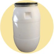 تصویر بشکه پلاستیکی ظرفیت ۱۴۰ لیتر 