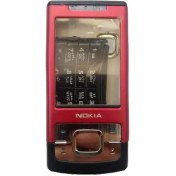 تصویر قاب کامل با شاسی وسط اصلی گوشی NOKIA-6500s Full frame with original middle chassis for NOKIA-6500s