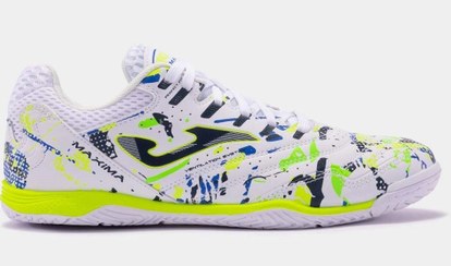 تصویر کفش فوتسال مردانه ماکسیما 2432 جوما - 4 JOMA MAXIMA 2432 WHITE LEMON FLUOR