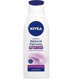 تصویر لوسیون بدن 250 میل شبانه نچرال فرنس نیوآ Nivea 