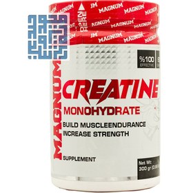 تصویر پودر کراتین مونوهیدرات مگنوم 300 گرمی Magnum Creatine Monohydrate Powder 300 gr