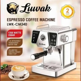 تصویر اسپرسوساز لواک مدل 340 luwak espresso machine model LWK-CM 340