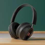 تصویر هدفون بی سیم مدل DIGITAL DISPLAY UID-25 - صورتی DIGITAL DISPLAY HEADPHONE UID-25