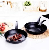 تصویر تابه سیاه `تابه 3 Granite Pan Set با القاء Tro Falez 