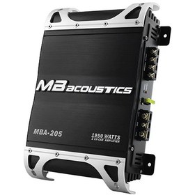 تصویر آمپلی فایر ام بی آکوستیک مدل MBA-205 MB Acoustics MBA-205 Car Amplifier