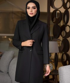 تصویر مانتو و شلوار بزیاق دیپلمات کد B34 