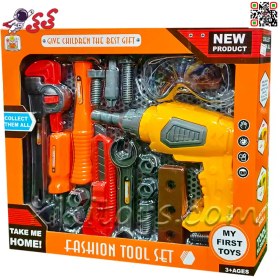 تصویر ست اسباب بازی ابزار مدل FASHION TOOL SET ۱۸ تکه 