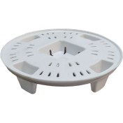 تصویر زیرگلدانی مدل جزیره و زهکش سفید 