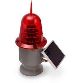 تصویر چراغ هشداردهنده خورشیدی مدل SL660-100 