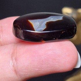 تصویر نگین سنگ عقیق خراسانی معدنی کد Z7121 