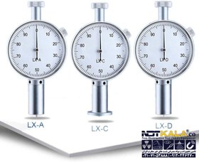 تصویر سختی سنج لاستیک پلاستیک شور آنالوگ NOVOTEST TS-A Shore Durometer NOVOTEST TS-A (analog) shore A