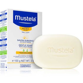 تصویر صابون جامد Mustela Gentle Soap With Cold Cream Nutri-protective - 