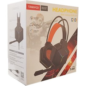 تصویر هدست گیمینگ باسیم Tranyoo مدل H4 Gaming headset Tranyoo H4 Gaming