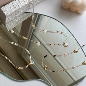 تصویر گردنبند ظریف دخترانه 