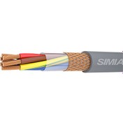 تصویر کابل کنترل افشان شیلددار 1.5×16 سیمیا Shielded control flexible cable 16*1.5 Simia