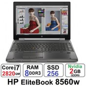 تصویر لپ تاپ استوک hp 8560w/i7-2th/8/256 ssd/2g 