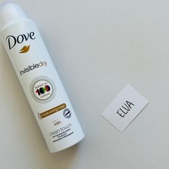 تصویر اسپری ضد تعریق زنانه داو مدل Invisible Care حجم ۲۵۰ میل با رایحه شیرین و خنک ۴۸ ساعته 