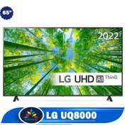 تصویر تلویزیون ال جی LG 65UQ8000 4K UHD LED Smart webOS AI ThinQ TV