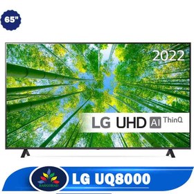 تصویر تلویزیون ال جی LG 65UQ8000 4K UHD LED Smart webOS AI ThinQ TV