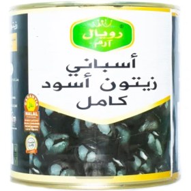 تصویر زیتون سیاه کامل اسپانیایی رویال آرم 2600 گرم ROYAL ARM ROYAL ARM spanish whole black olives 2600 g