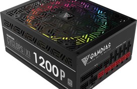 تصویر منبع تغذیه استوک CYCLOPS X1-1200P Gamdias با توان 1200 وات - تهران همان روز - شهرستان 12-24 ساعت 