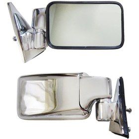 تصویر آینه بغل مزدا طرح BMW تاشو مجموعه ۲ عددی 