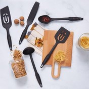 تصویر ست کفگیر ملاقه کاراجا مدل Maestro مشکی 