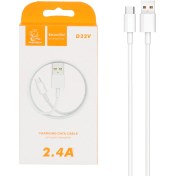 تصویر کابل شارژ و تبدیل فست USB به MicroUSB دنمن مدل D22V 
