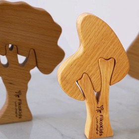 تصویر درخت چوبی پازلی (فیکا کیدز) 