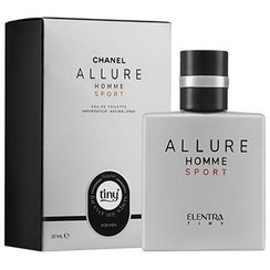 تصویر ادکلن تاینی مردانه مدل Allure حجم 30 میل النترا Men's cologne Elantra model Allure volume 30 ml