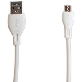 تصویر کابل شارژ DUDAO میکرو Usb فست شارژ سفید کابل تبدیل USB به micro USB USB To MicroUSB