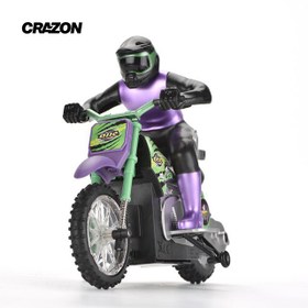 تصویر اسباب بازی موتور کنترلی برند کرازون مقیاس 1:18 - RC BIKE CRAZON 333 