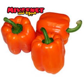 تصویر فلفل دلمه ای رنگی ۳۰۰گرمی بسته بندی تازه نگهدار میوه نت Colored bell peppers fresh packing 300gr miveenet