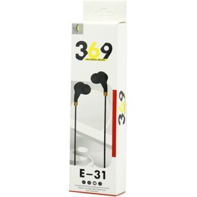 تصویر هندزفری 369 مدل E-31 Universal Brand 369 E-31 Wired Earphone