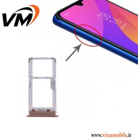 تصویر خشاب کارت حافظه و سیم کارت شیائومی Xiaomi Mi CC9 Sim Card Tray Sim Micro Sd Card Tray Xiaomi Mi CC9